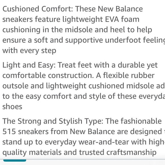 New Balance Men’s 515 v1 Sneaker Size 7.5 - Picture 6 of 6